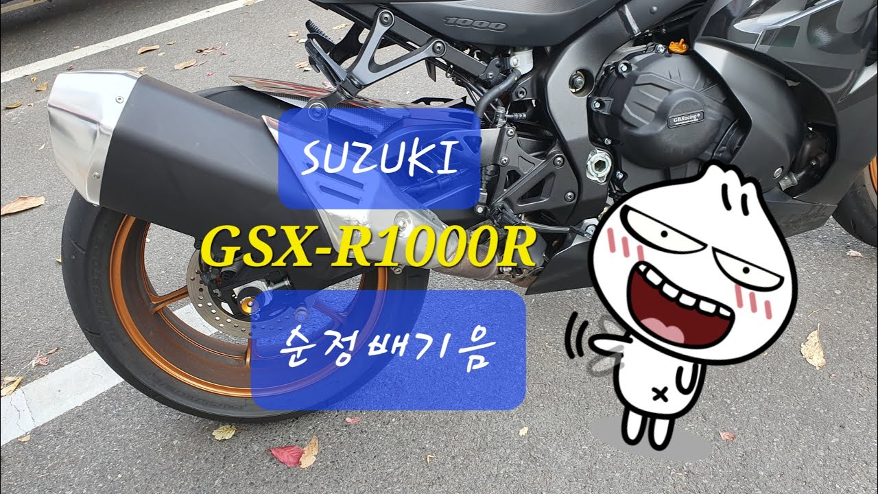 (순정의 소리) GSX - R1000R 순정 머플러 배기음을 담아봤습니다 / SUZUKI GSX R1000R / 리터급 슈퍼바이크 / 레플리카 / 오토바이