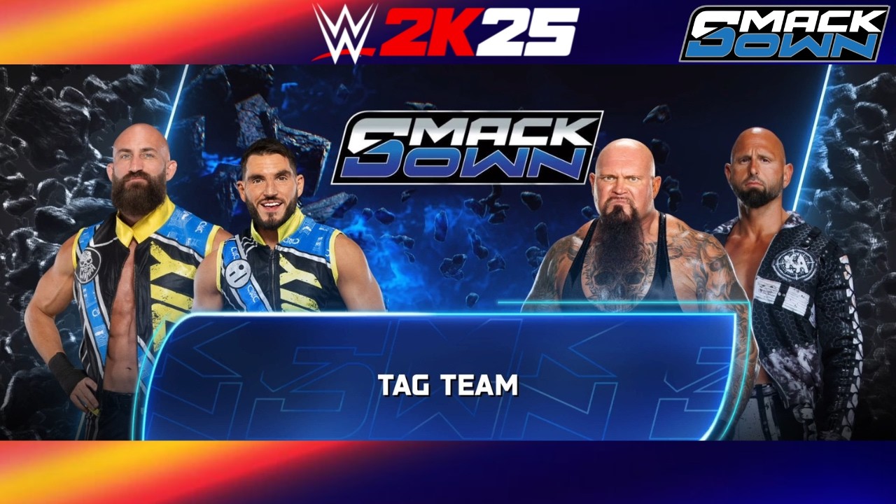 WWE 2K25: #DIY VS KARL ANDERSON - LUKE GALLOWS | TAG TEAM MATCH 2026 | SIMULATION