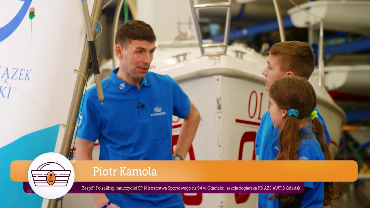 POLSAILING: Wirtualna Lekcja Żeglarstwa - 6. Łódka klasy Optimist