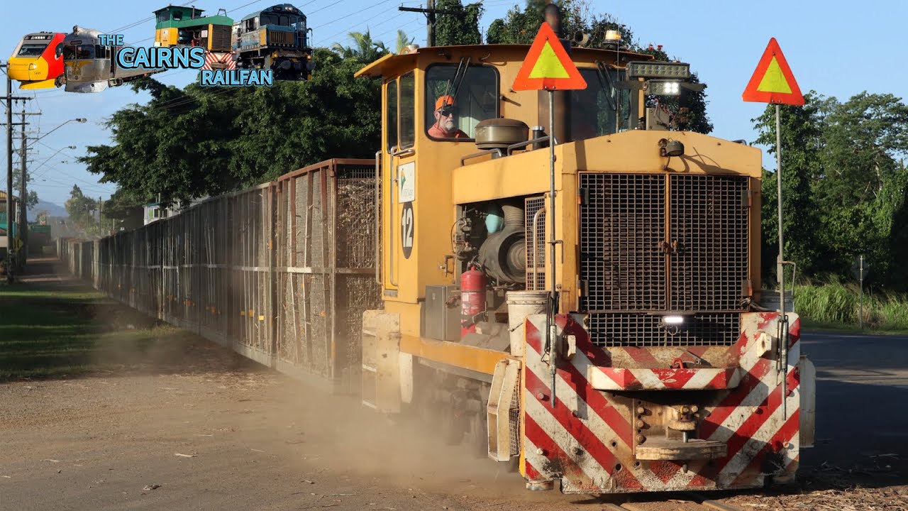 2023 South Johnstone Mill Cane Train Action | The Cairns Railfan