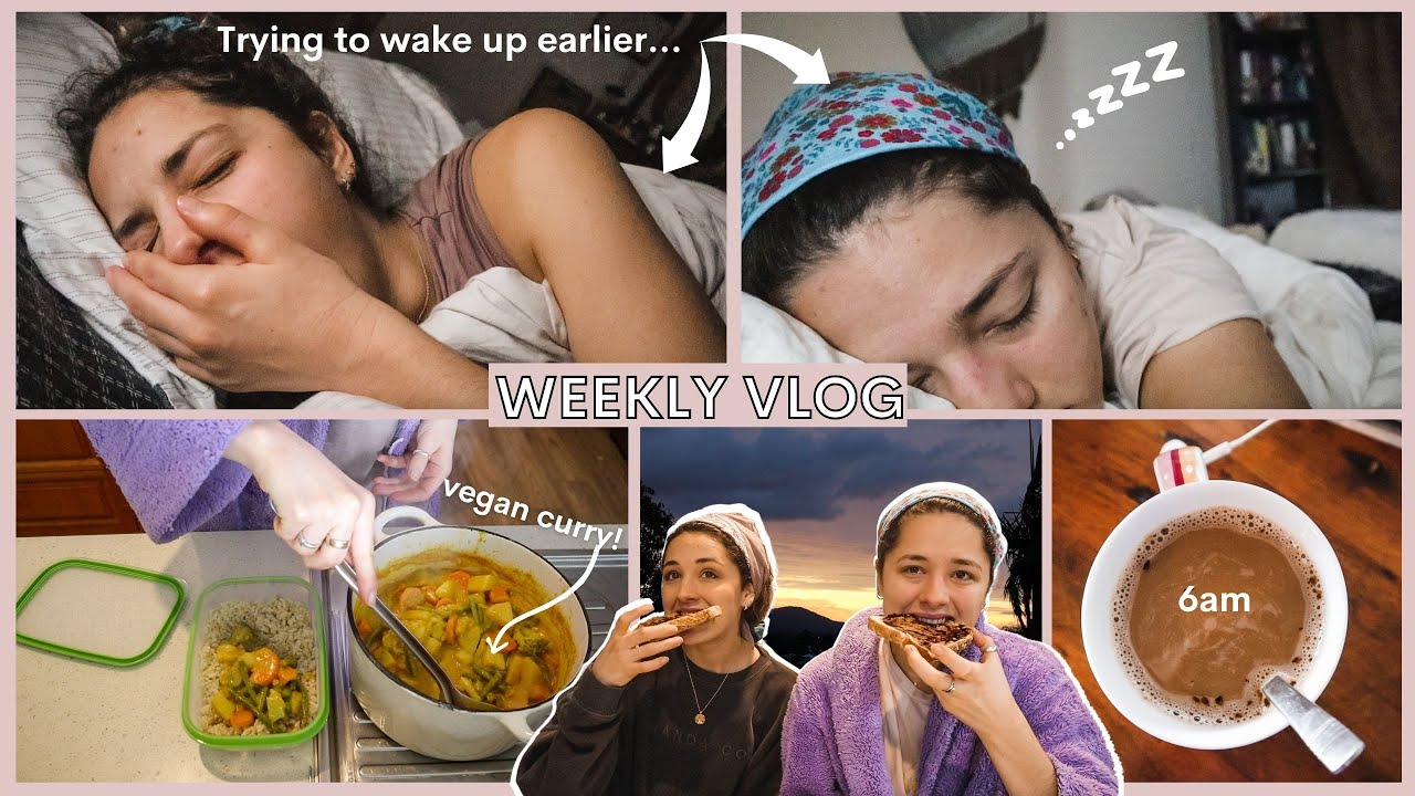 We TRIED waking up at 6am every day... A WEEK OF MORNING ROUTINES ♡ Hogan Twins