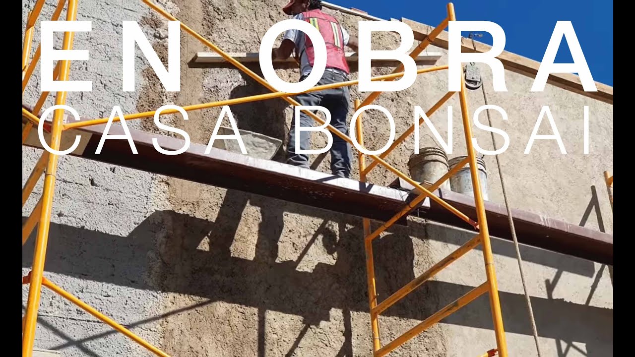 EN OBRA | ENJARRES EN FACHADAS - CASA BONSAI