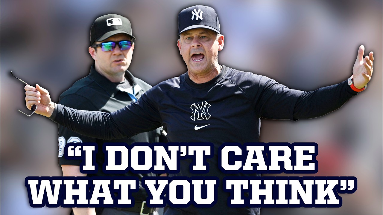 I reacted to Aaron Boone saying the Yankees have the fewest baserunning mistakes