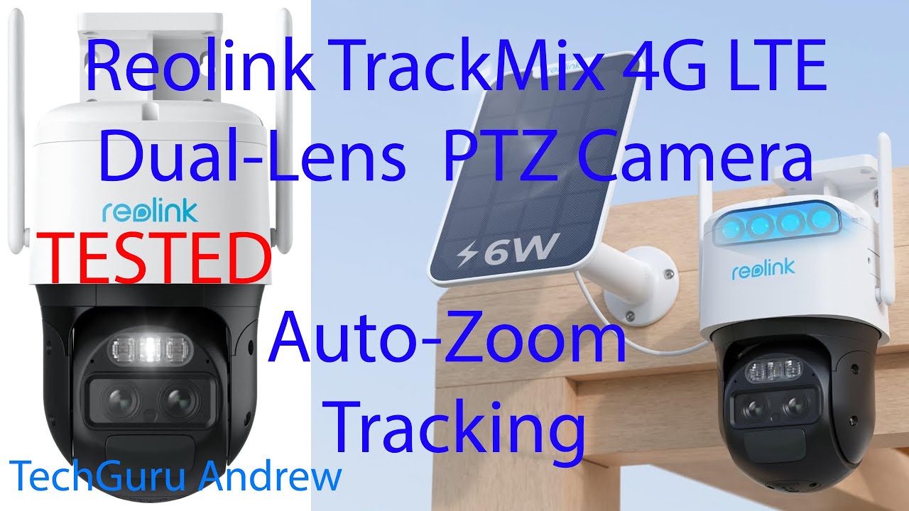 Reolink TrackMix LTE Dual-Lens 4G Camera