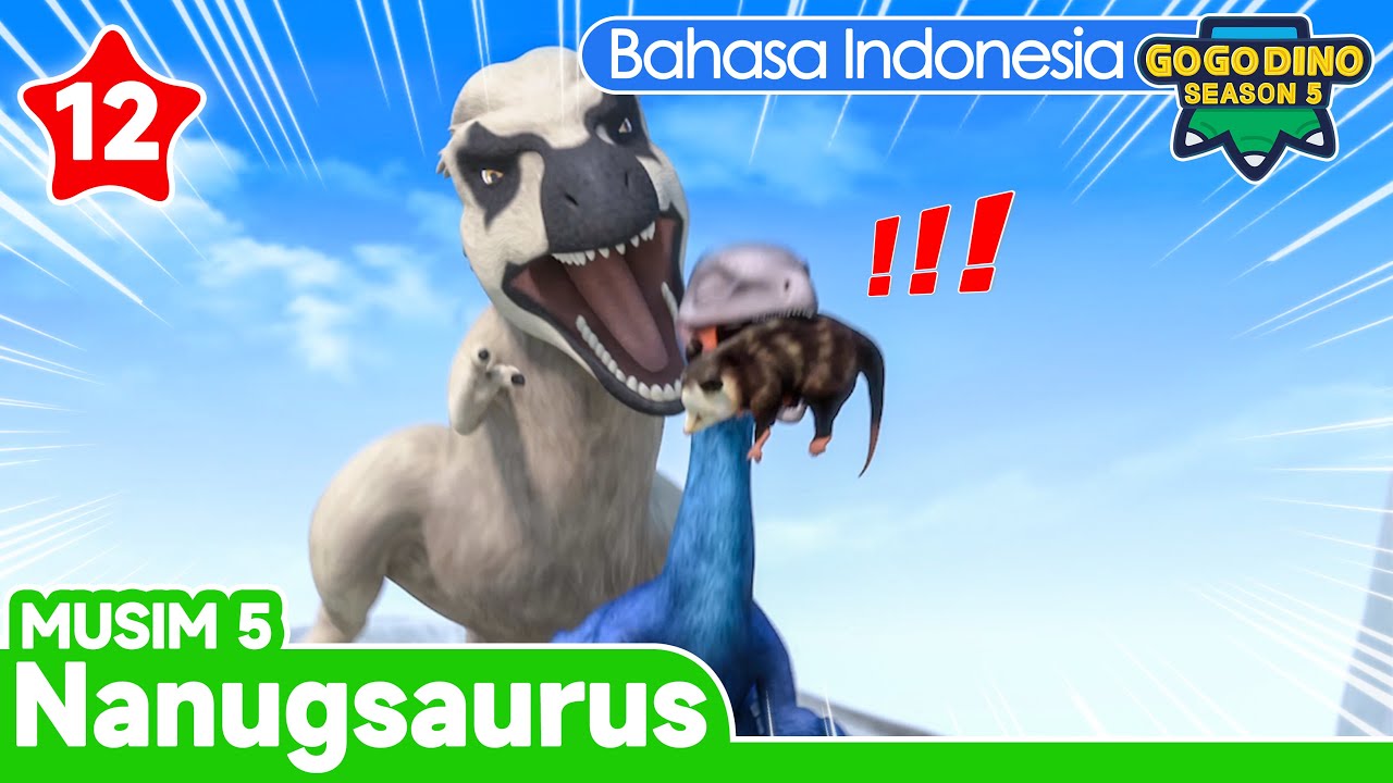 🌟Terbaru👑 GOGODINO Musim 5 EP12 Nanugsaurus, Raja Kutub Utara | Kartun Anak | Animasi Dinosaurus