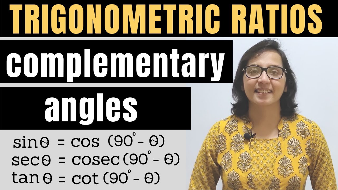 Trigonometric Ratios Of Complementary Angles । Trigonometry । Maths। T-Ratios