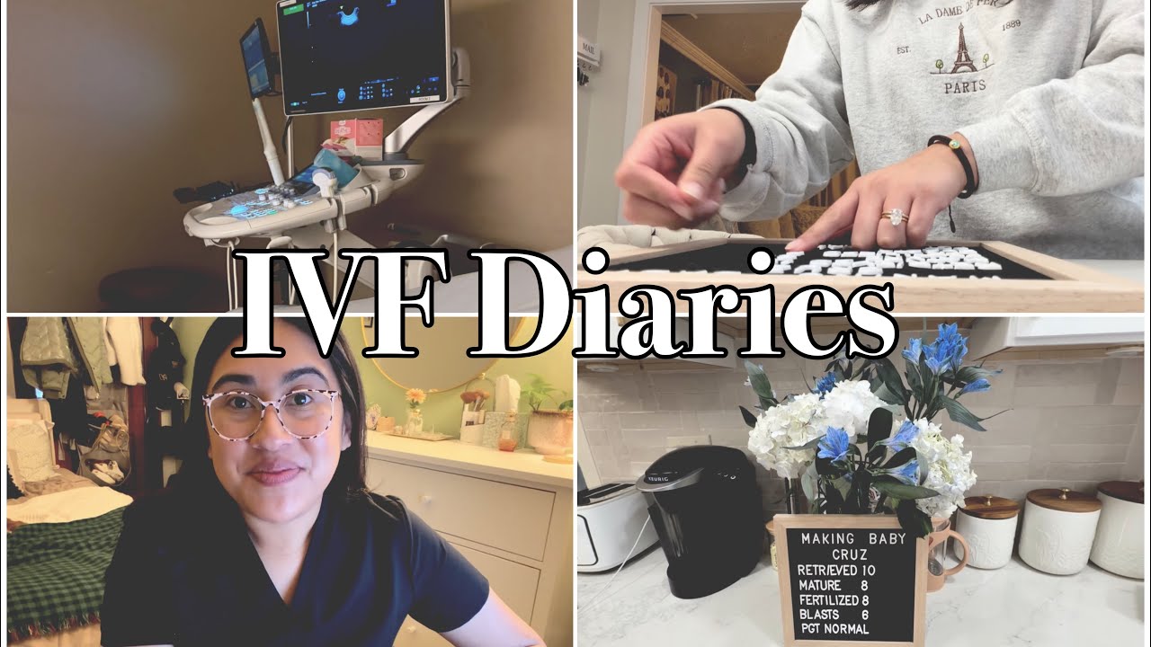 IVF egg retrieval results | embryo transfer | life as a school nurse vlog 📚✏️🚌