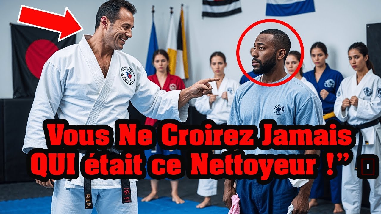 Le nettoyeur humilié par un maître ceinture noire… mais la vérité a choqué tout le dojo
