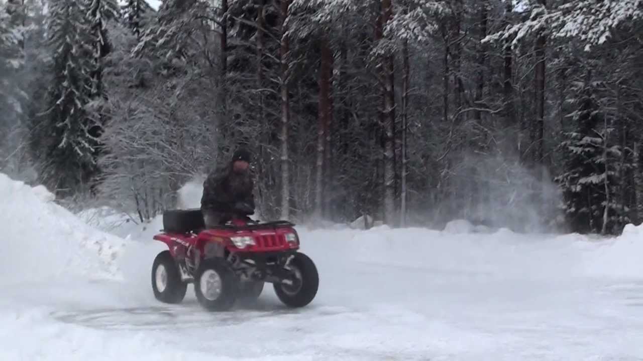 квадроцикл arctic cat 650 h1 зима №2