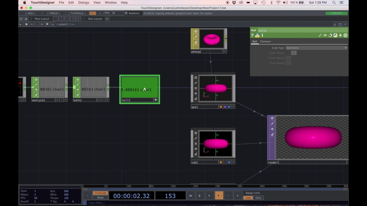 TouchDesigner Vid 3.0 Audio Reactive