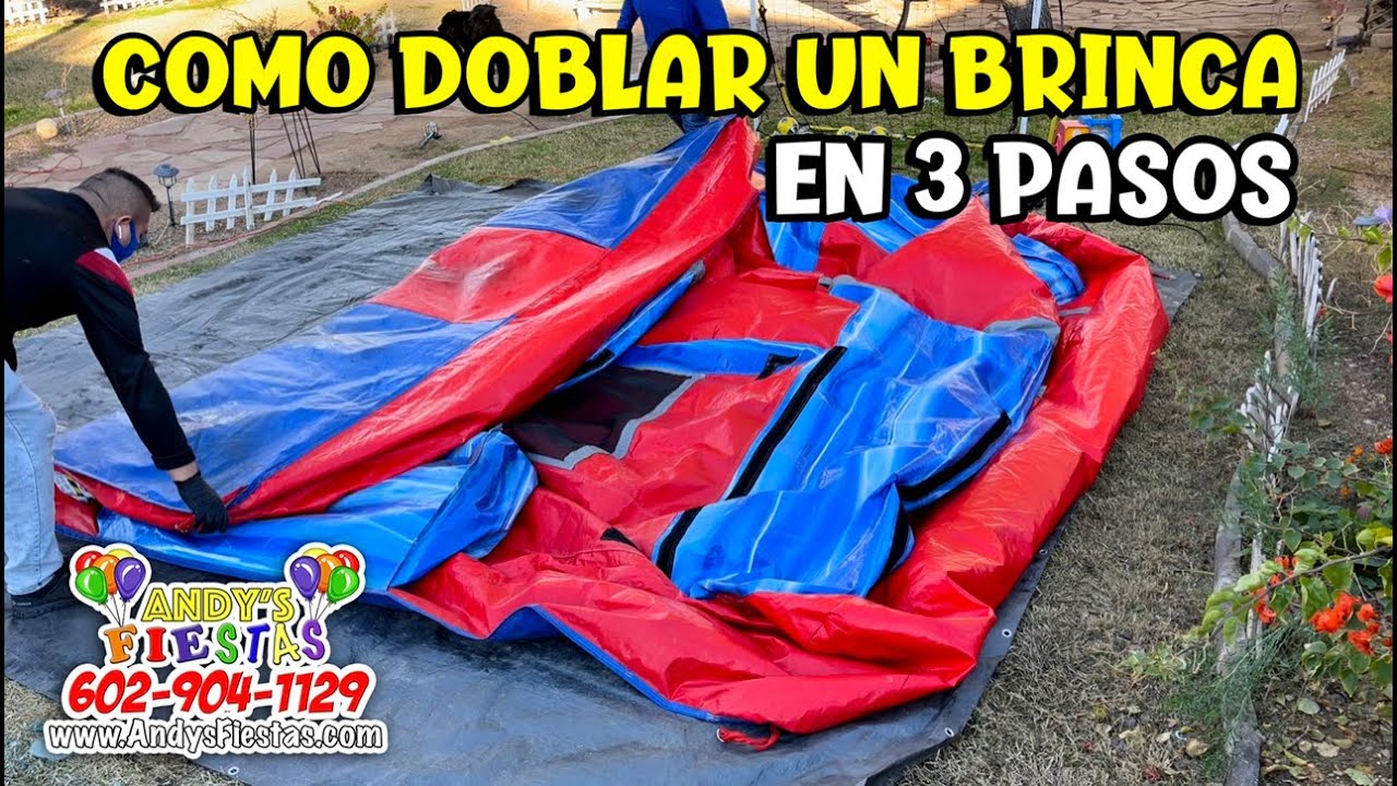 COMO DOBLAR UN BRINCA BRINCA