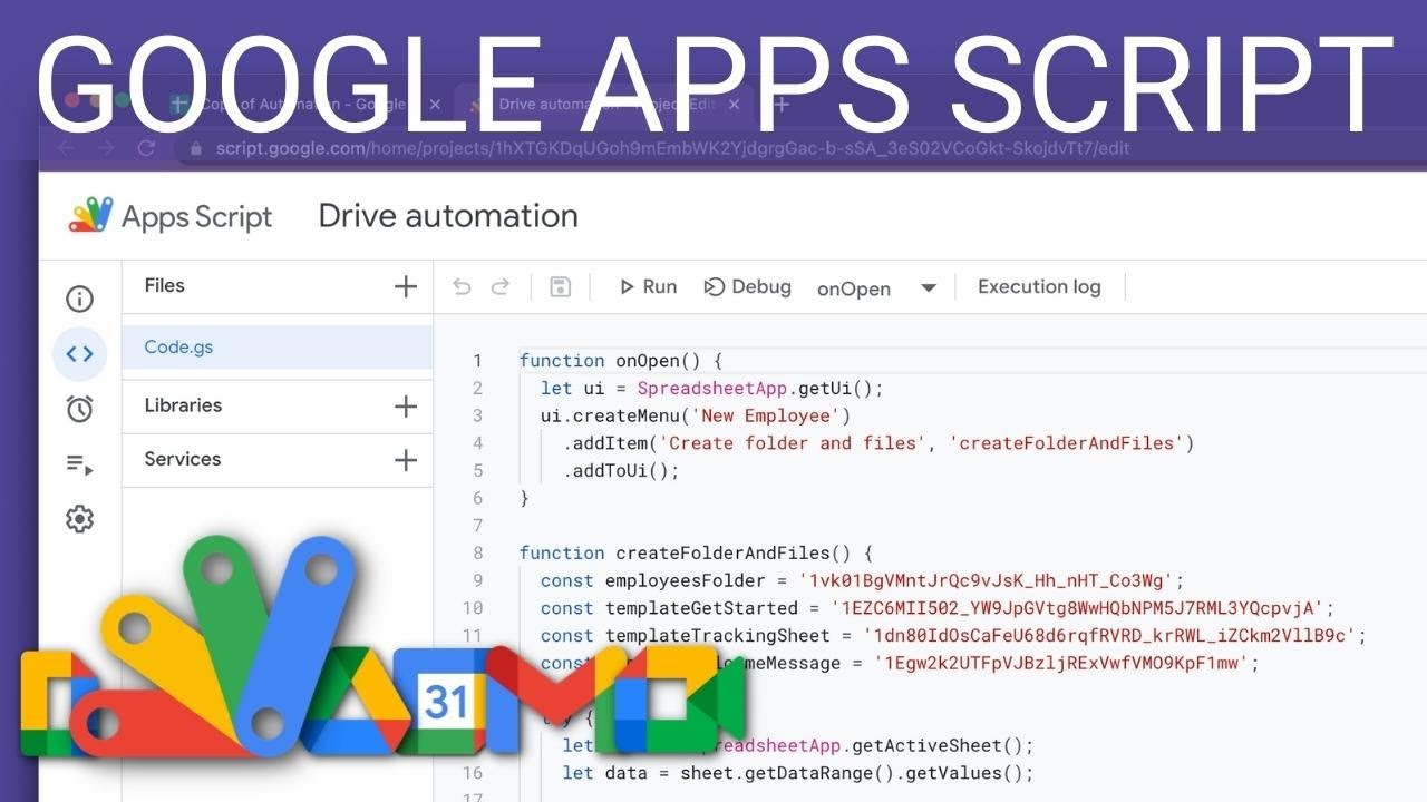 Скрипт Google Apps: руководство по Google Диску