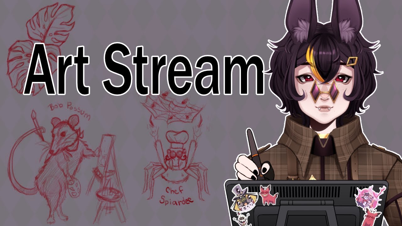 【Art & Chat】Relaxing and Sketching【Lupin Dracstein】