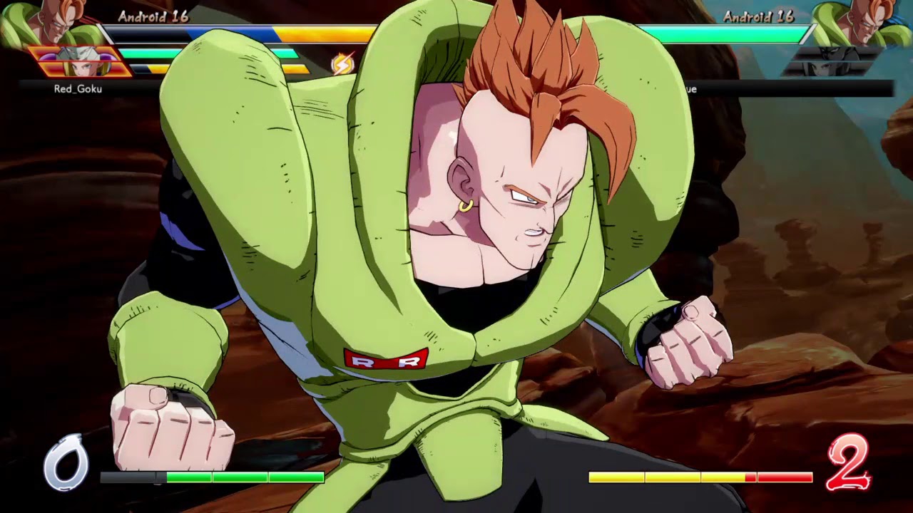 Best comeback? Android 16 is a monster - DRAGON BALL FighterZ Closed Beta
