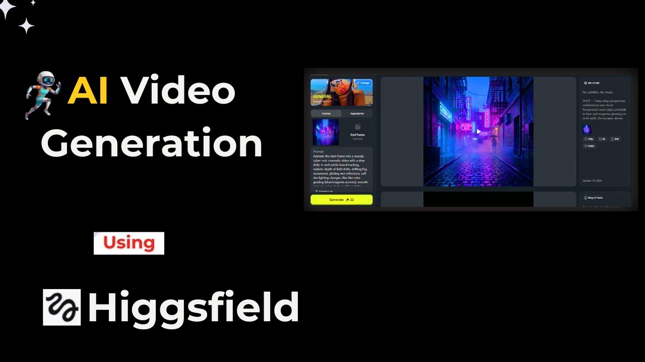Лучшие инструменты для создания видео с помощью ИИ на Higgsfield | Пошаговое создание видео с пом...