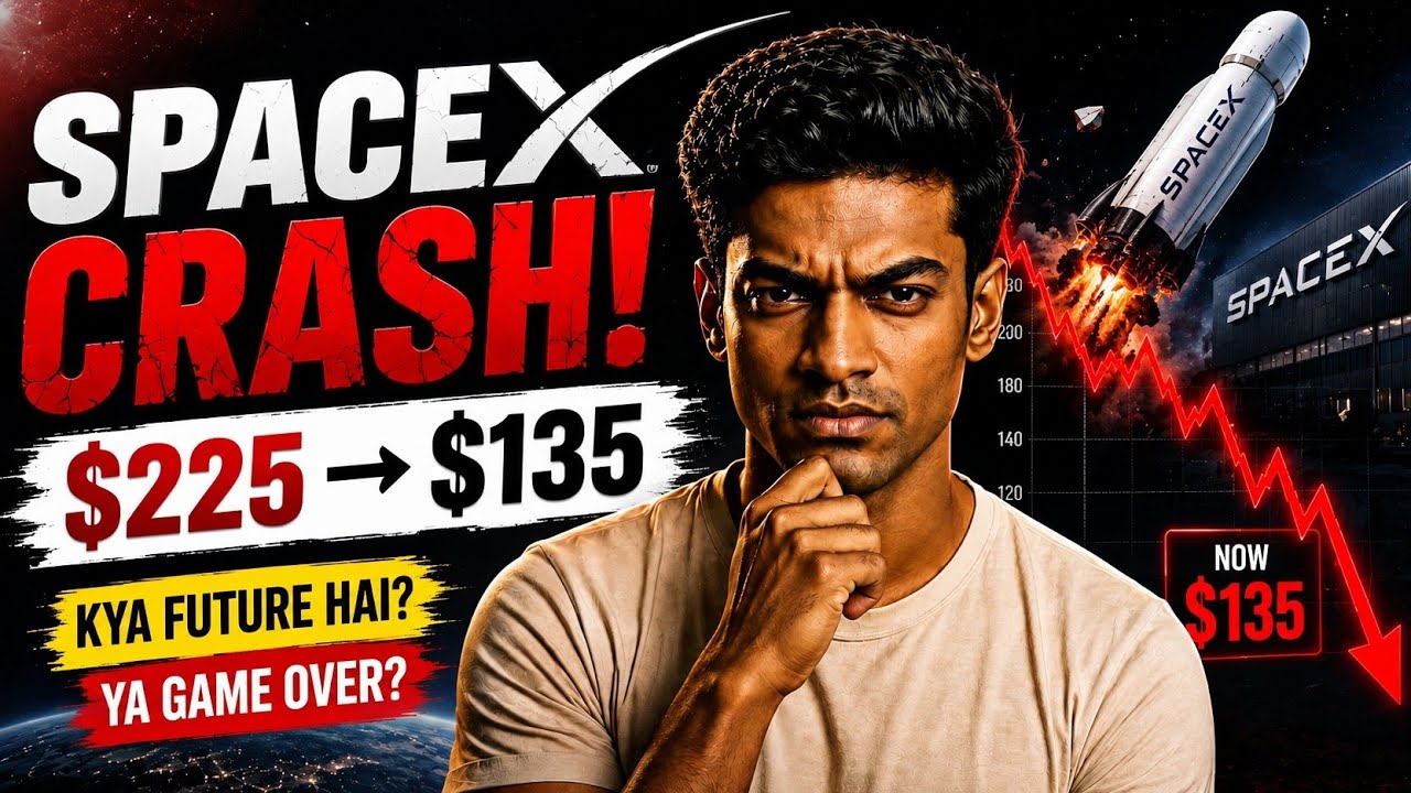 SpaceX CRASH Explained 🚨 $225 to $135 | Buy Opportunity or Big Trap?