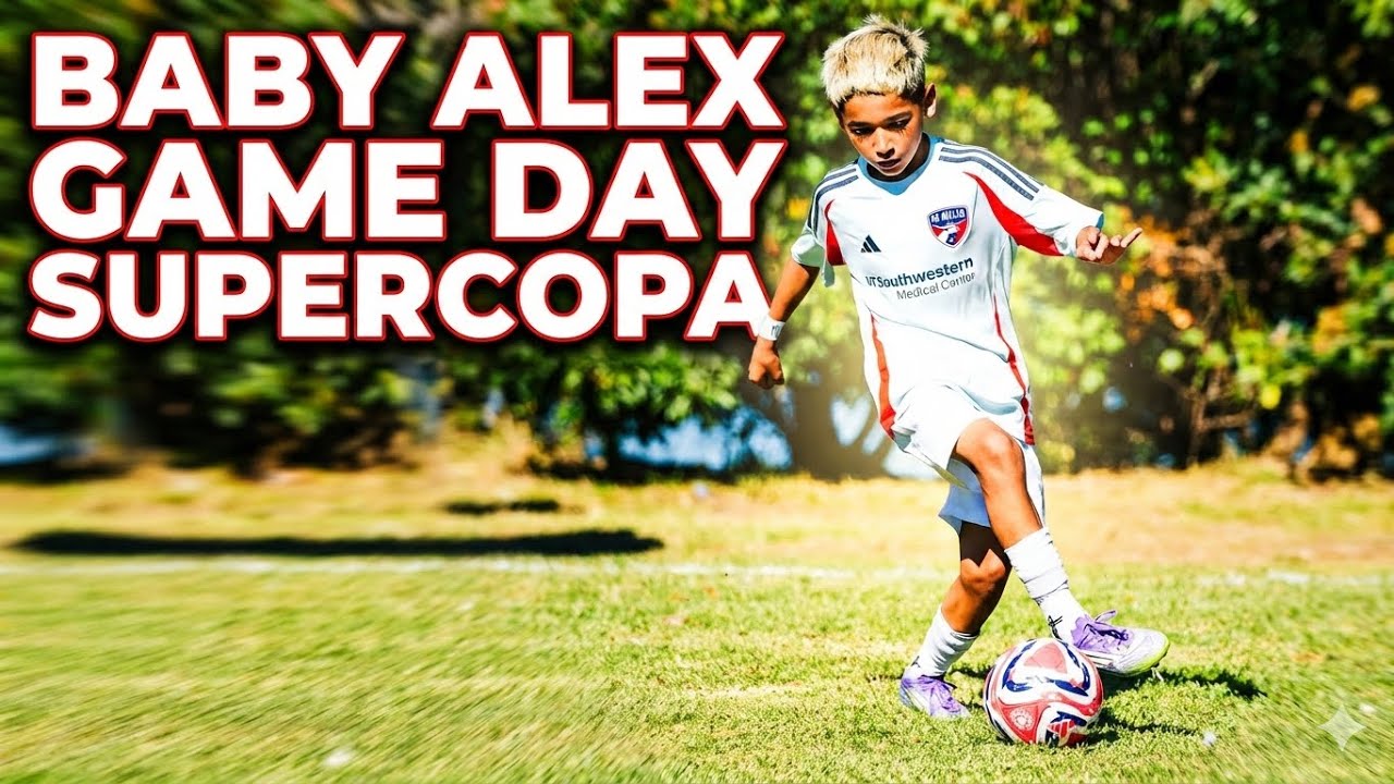 Invited to guest play a year up   #babyalex #football #soccer #vlog 