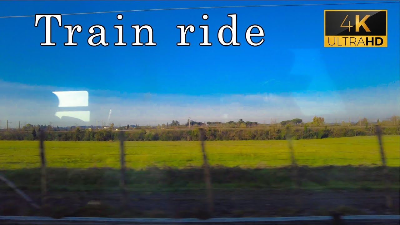 Train | Rome Termini - Albano Laziale [4K]