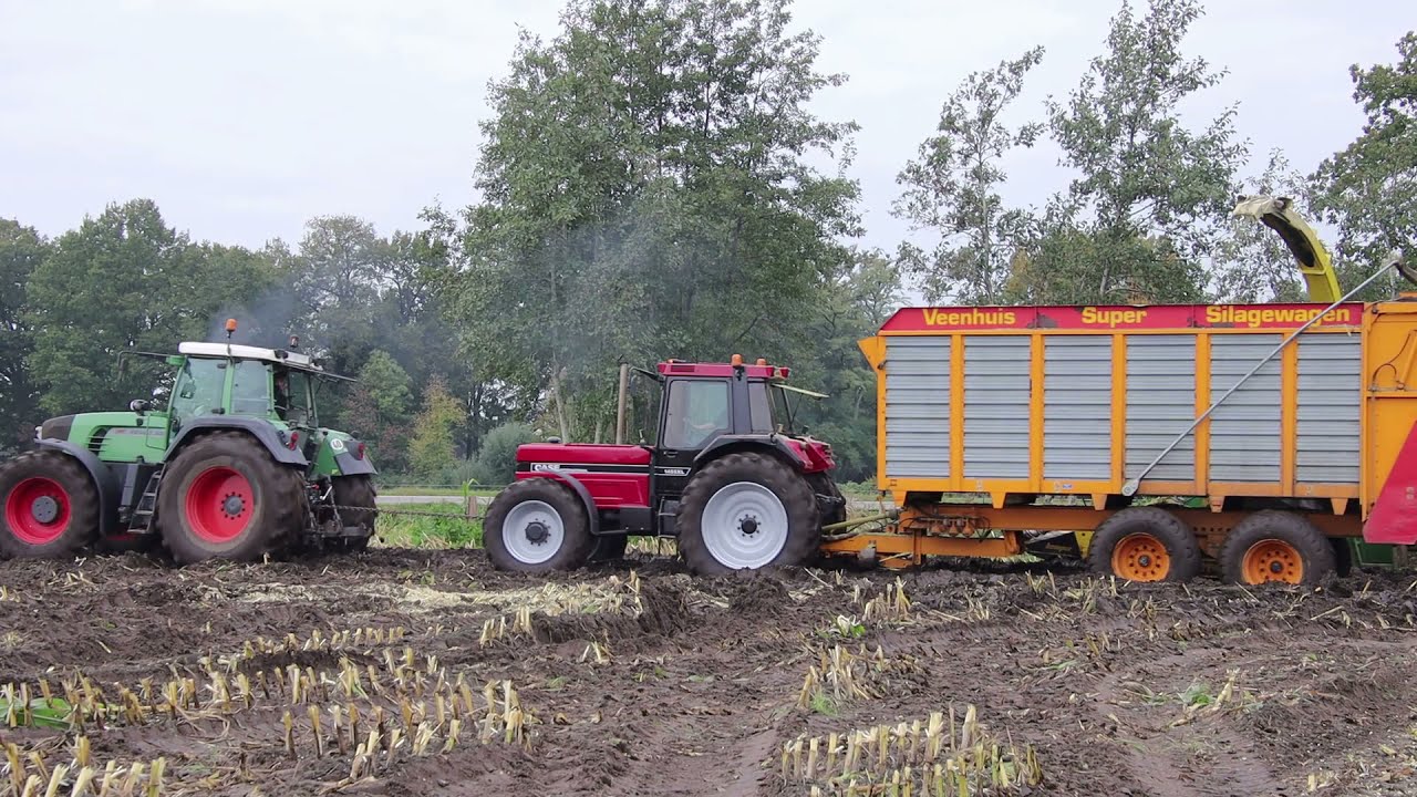 Modderen en vastrijden | Maishakselen 2021 | Broeksteeg / Barneveldseweg Lunteren | Deel 2