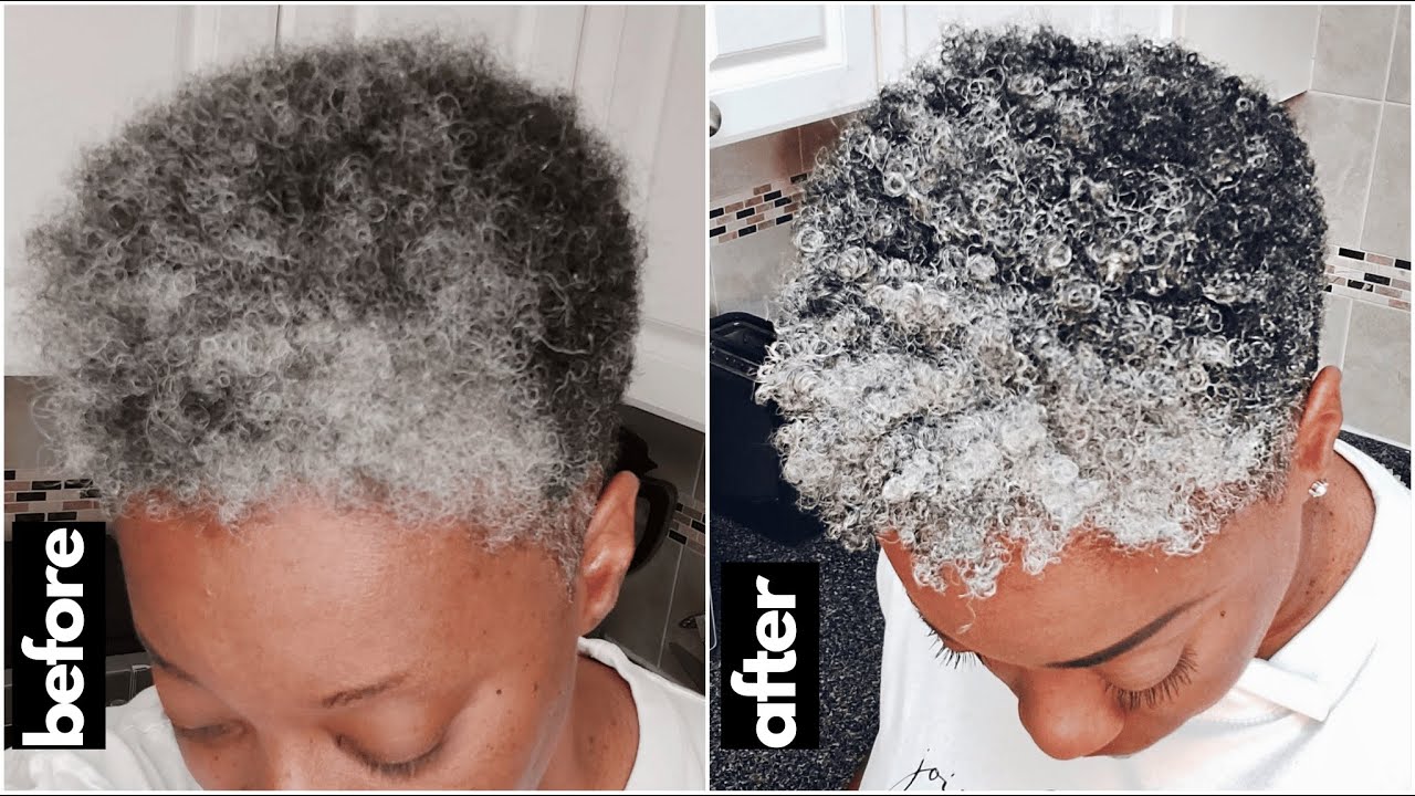 Wash 'n Go Magic для моих седых волос 4C (шаг за шагом!)