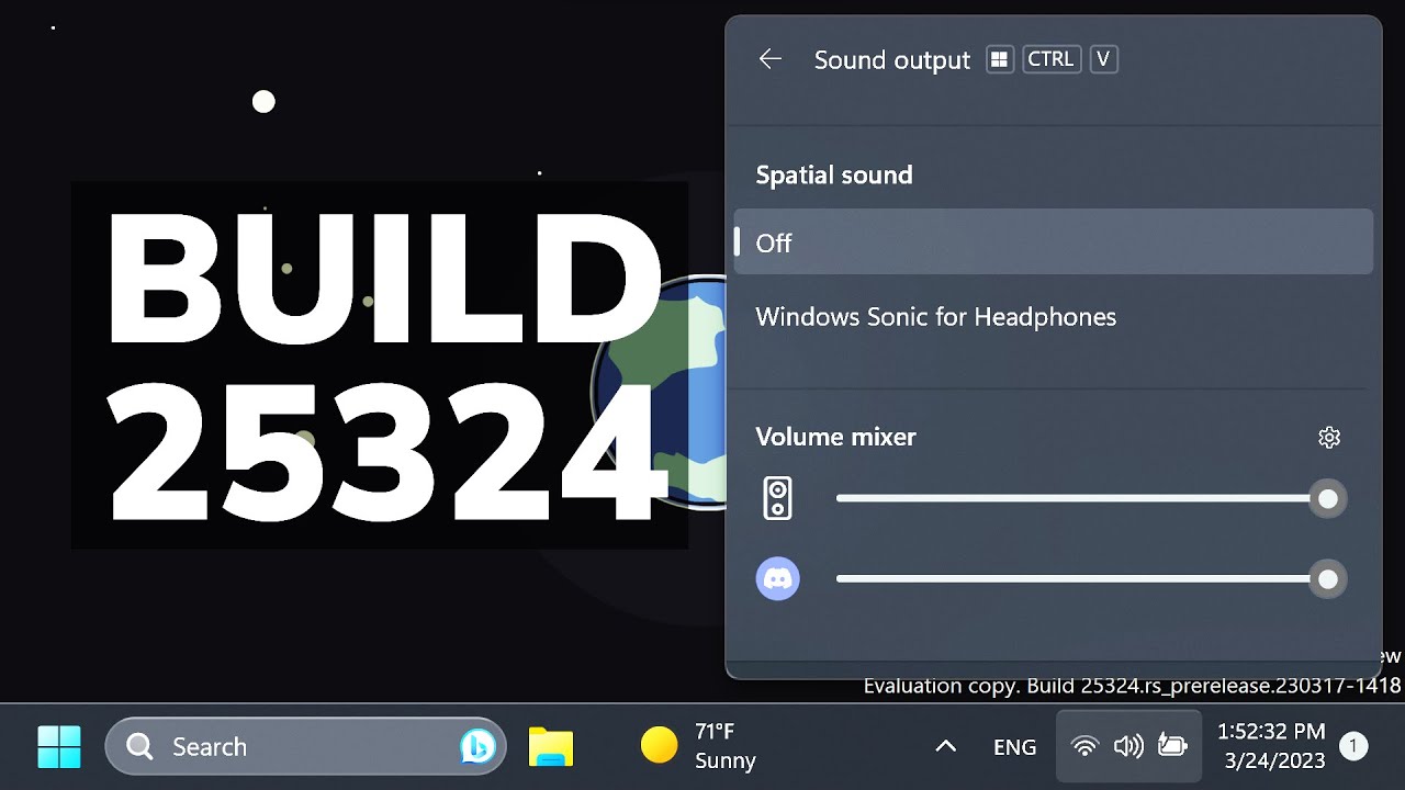 New Windows 11 Build 25324 &ndash; New Taskbar, Animated Widgets Icon, New Settings App Features (Canary)