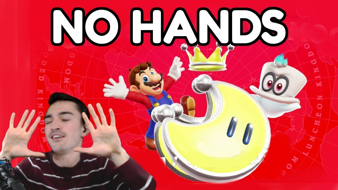 I beat Super Mario Odyssey WITHOUT MY HANDS