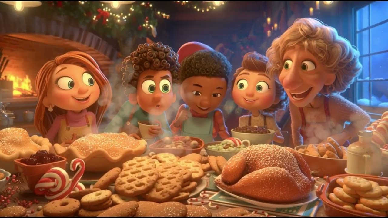 É natal, que vontade de cantar 🎶🎁☃️🧦🍪🍰🎄| Aira e seus Amigos | Música Infantil 3D | Kids 3D Animation