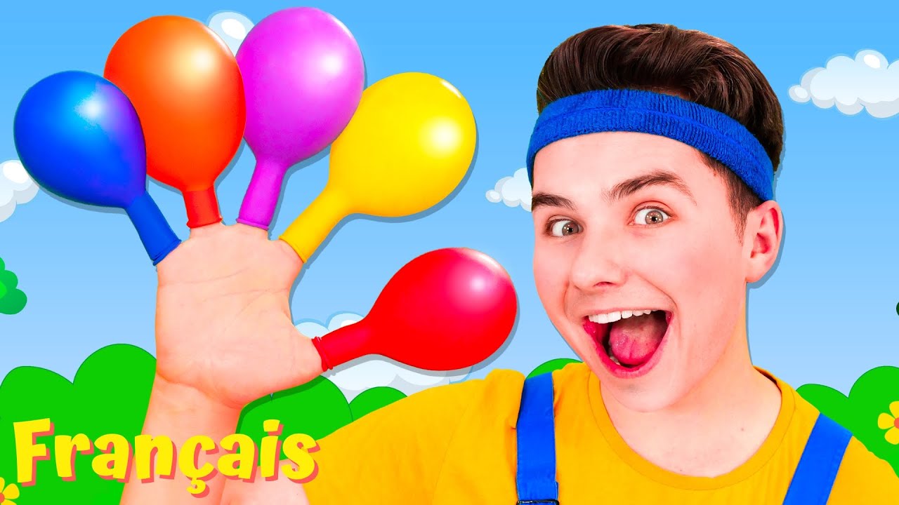 Famille Doigt Ballon | Chansons et Comptines pour B&eacute;b&eacute; | Coco Froco en Fran&ccedil;ais