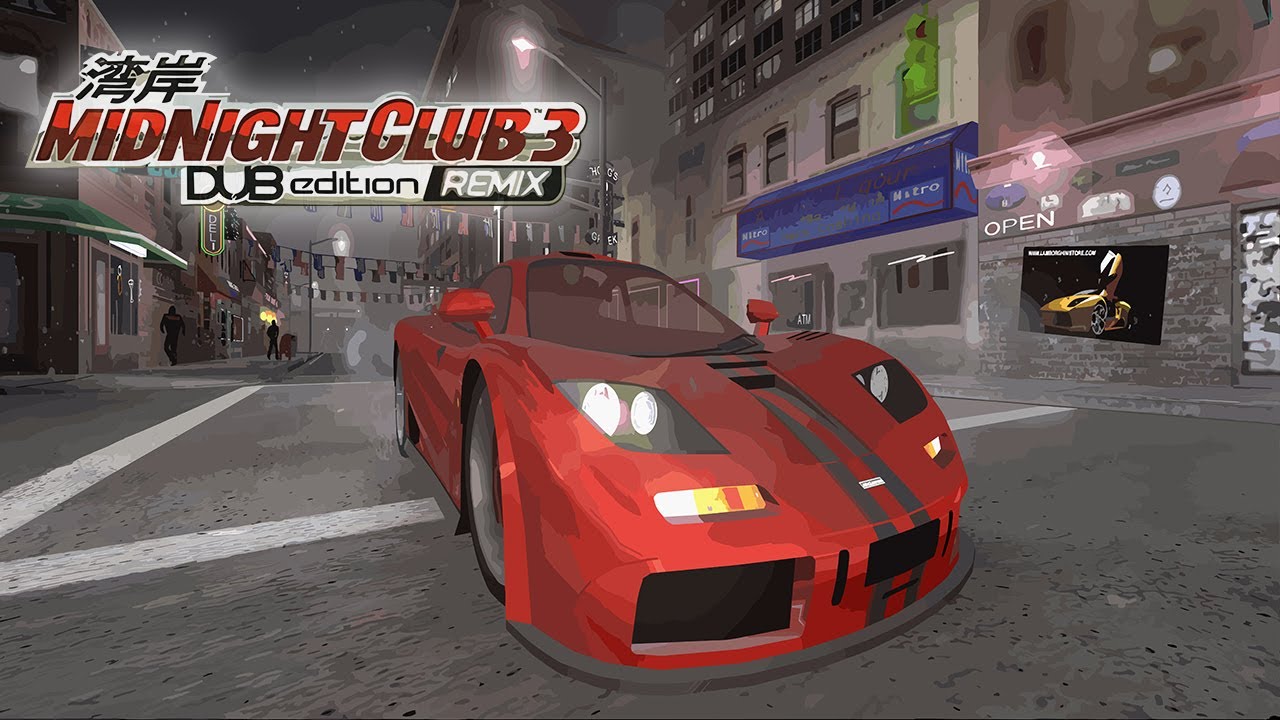 Midnight Club 3 Remix (PCSX2) │McLaren F1 LM│(Detroit) 4K   60FPS