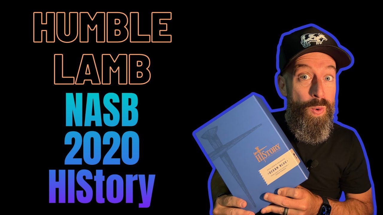 The Humble Lamb NASB 2020 HIStory in Ocean Blue