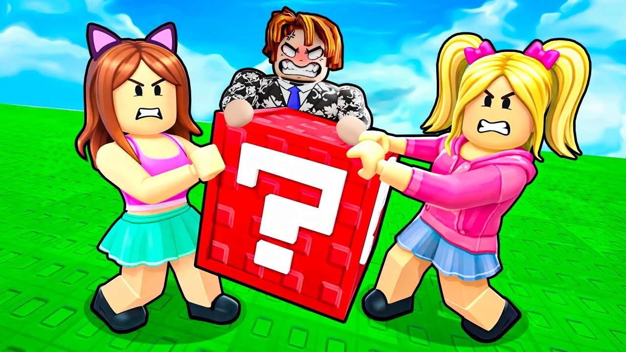 Quebre um Bloco da Sorte no Roblox ⛏️