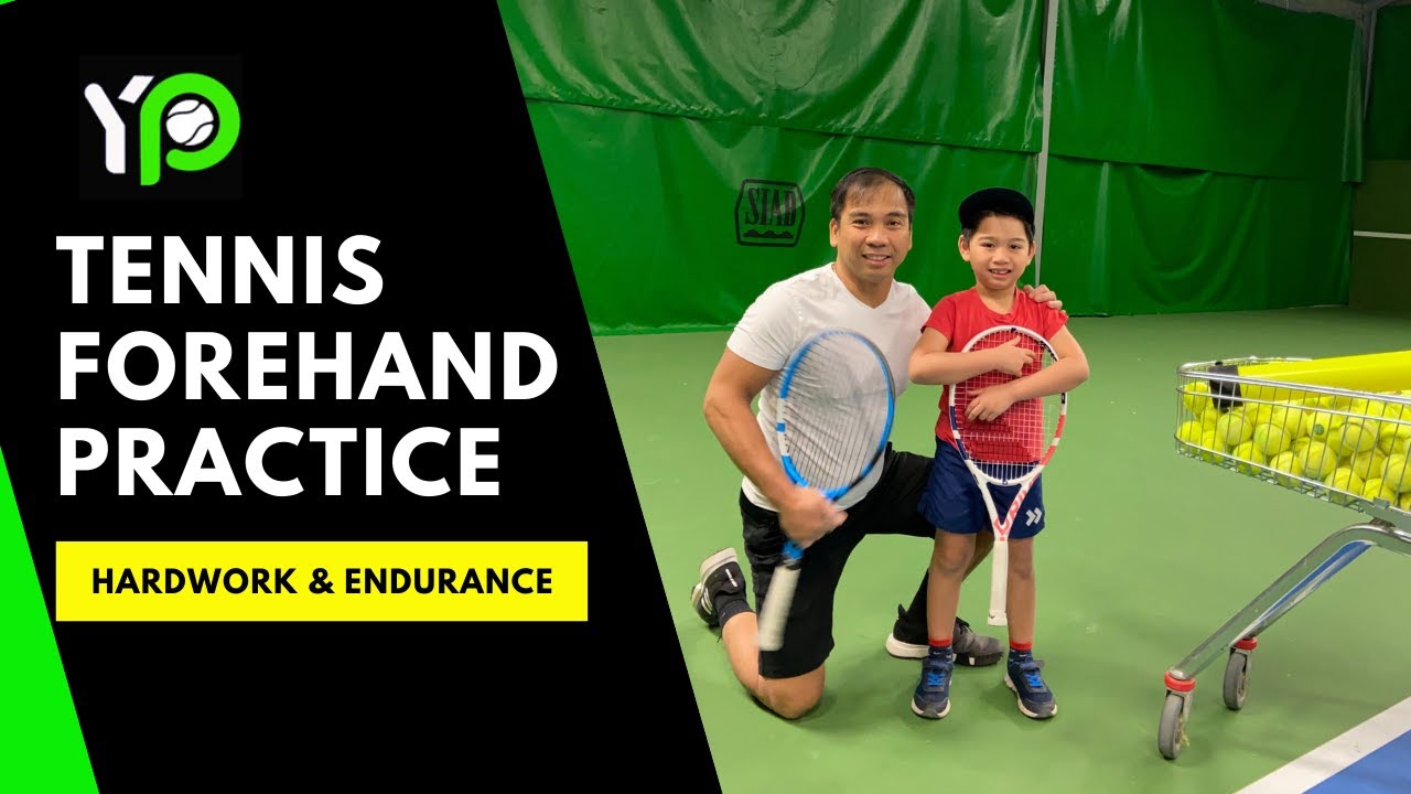 Tennis Forehand Practice | Tennis Lesson with Coach Aik