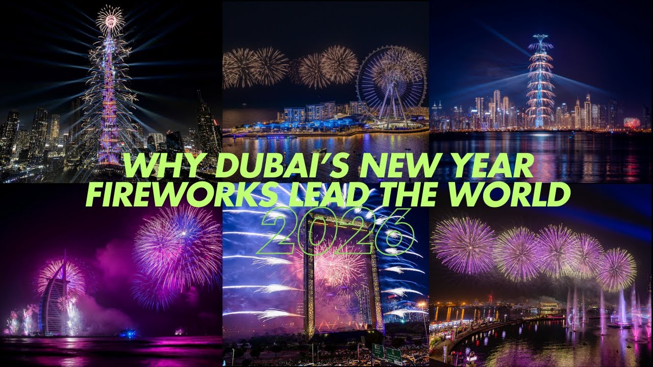 Why Dubai’s New Year Fireworks Lead the World | Burj Khalifa NYE Fireworks