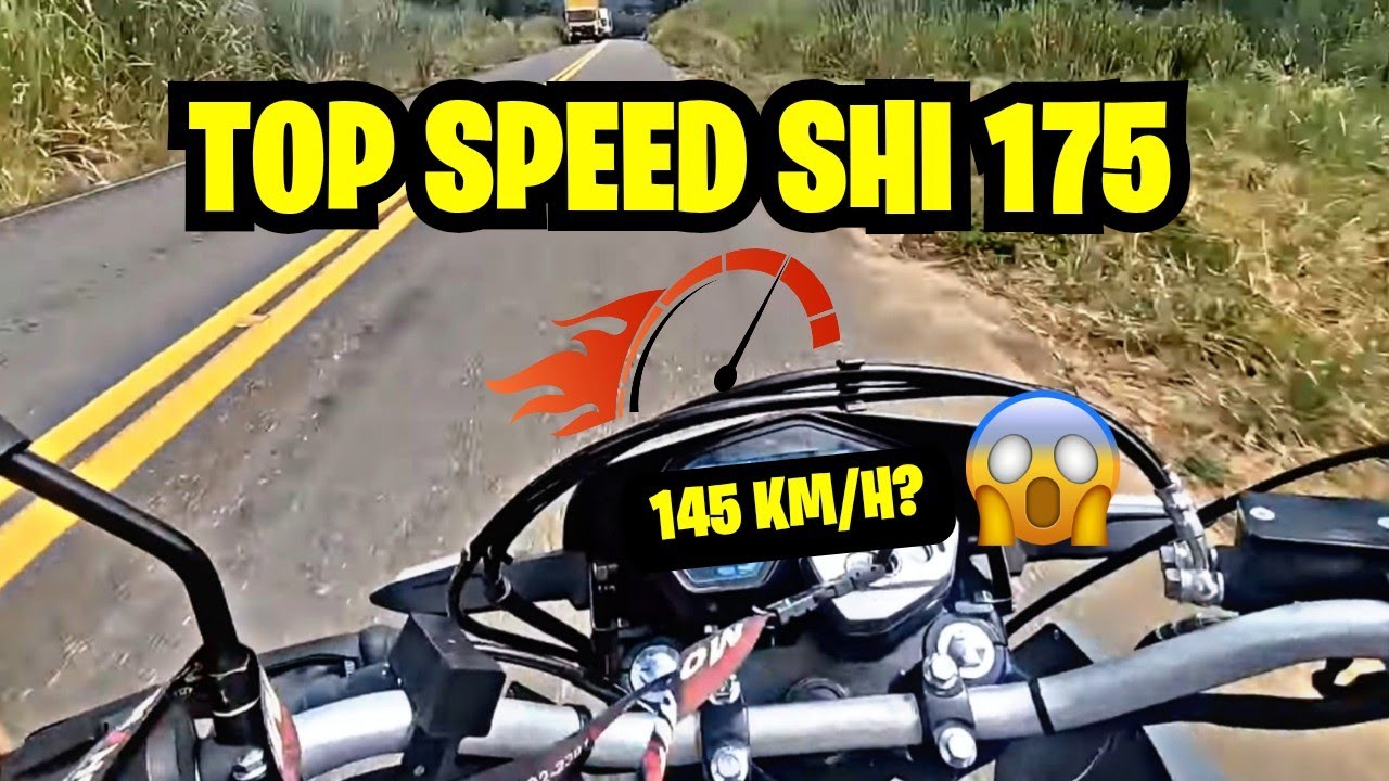 TOP SPEED SHINERAY SHI 175 EFI 2024.