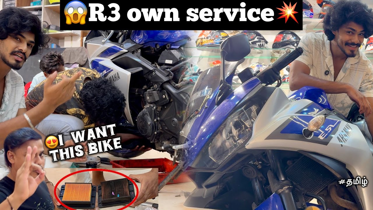 😱My best friend wants my new bike❤️‍🔥 R3 Own bike service💥| TTF | Tamil |
