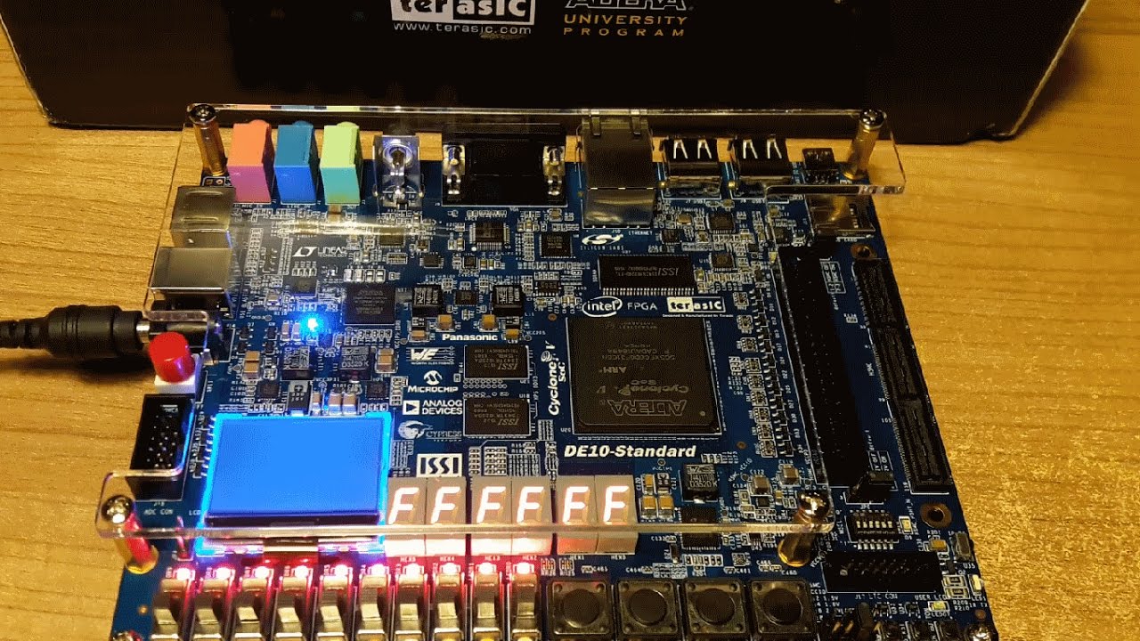 Review:  DE10-Standard FPGA-SoC Developing Board.