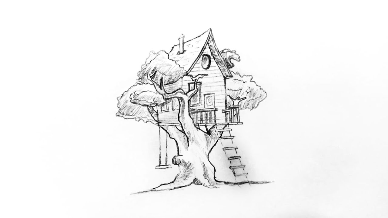 How to Draw Tree House