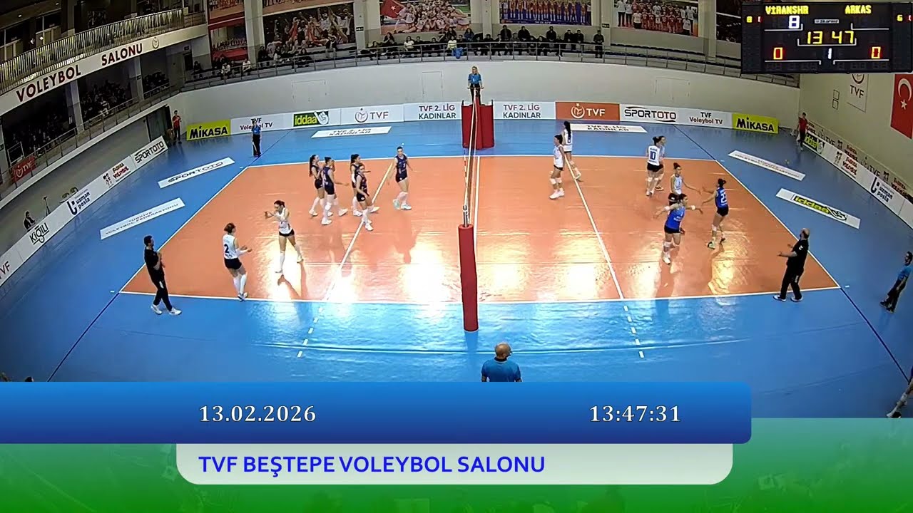 VİRANŞEHİR VOLEYBOL - ARKAS SPOR Kadınlar 2. Lig Çeyrek Finallleri