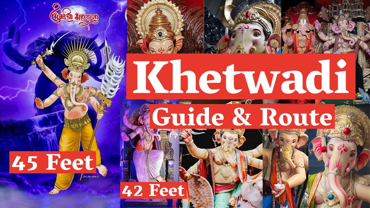 How to Reach Khetwadi | Khetwadi All Ganpati 2023 |Mumbai Ganesh Darshan Part 2 | GaneshG Live