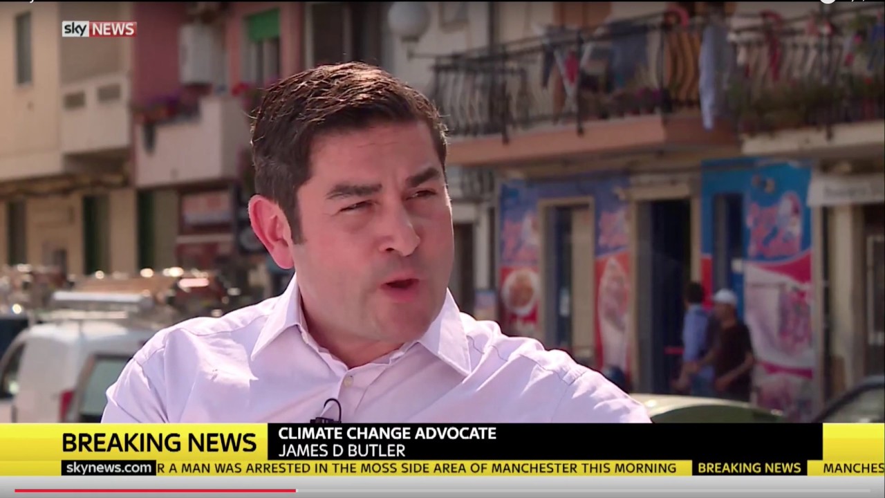 Sky News Interview with James Butler (CCTNE ) @ G7 Summit 2017