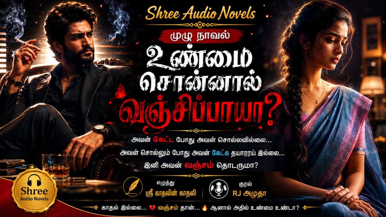 உண்மை சொன்னால் வஞ்சிப்பாயா? Antihero முழு நாவல் | Shree Audio Novels | RJ Amutha | Tamil Audio Novel