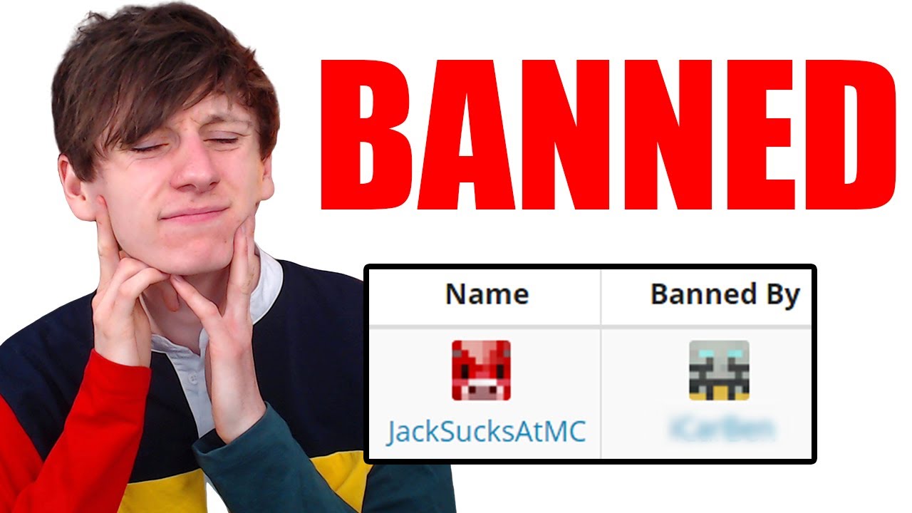 I've been banned on my own Minecraft server & can't get unbanned