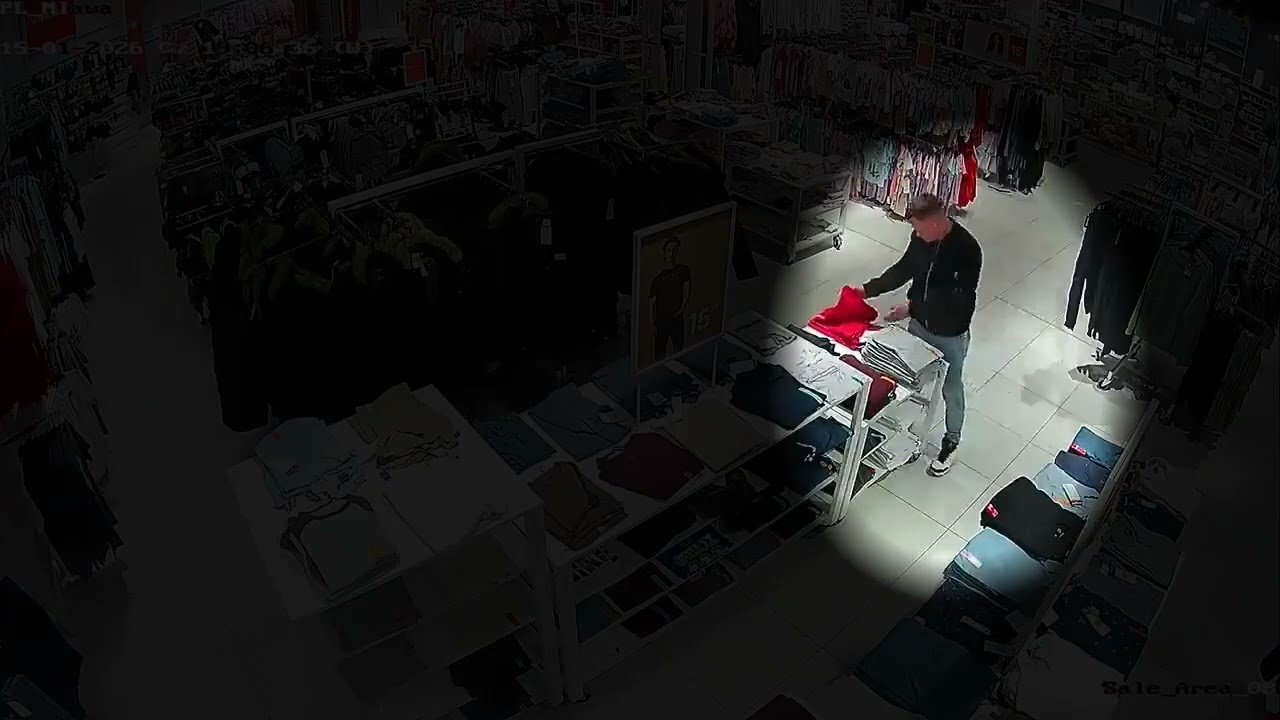 Policja Mława szuka podejrzanego o kradzież