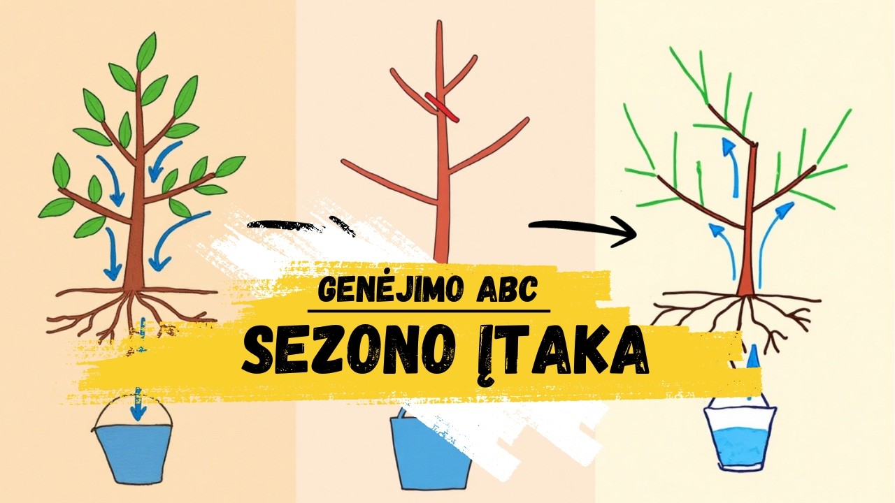 02.5 Sezono įtaka genėjimo efektui | Genėjimo ABC
