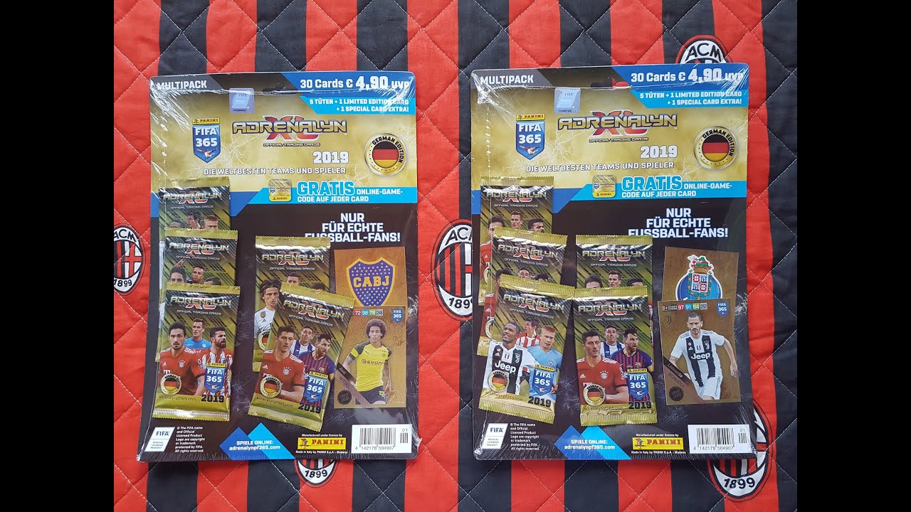POWRÓT DO PRZESZŁOŚCI - PANINI FIFA 365 2019 WERSJA NIEMIECKA - UNBOXING MULTIPACKÓW - WOW ALE KARTA