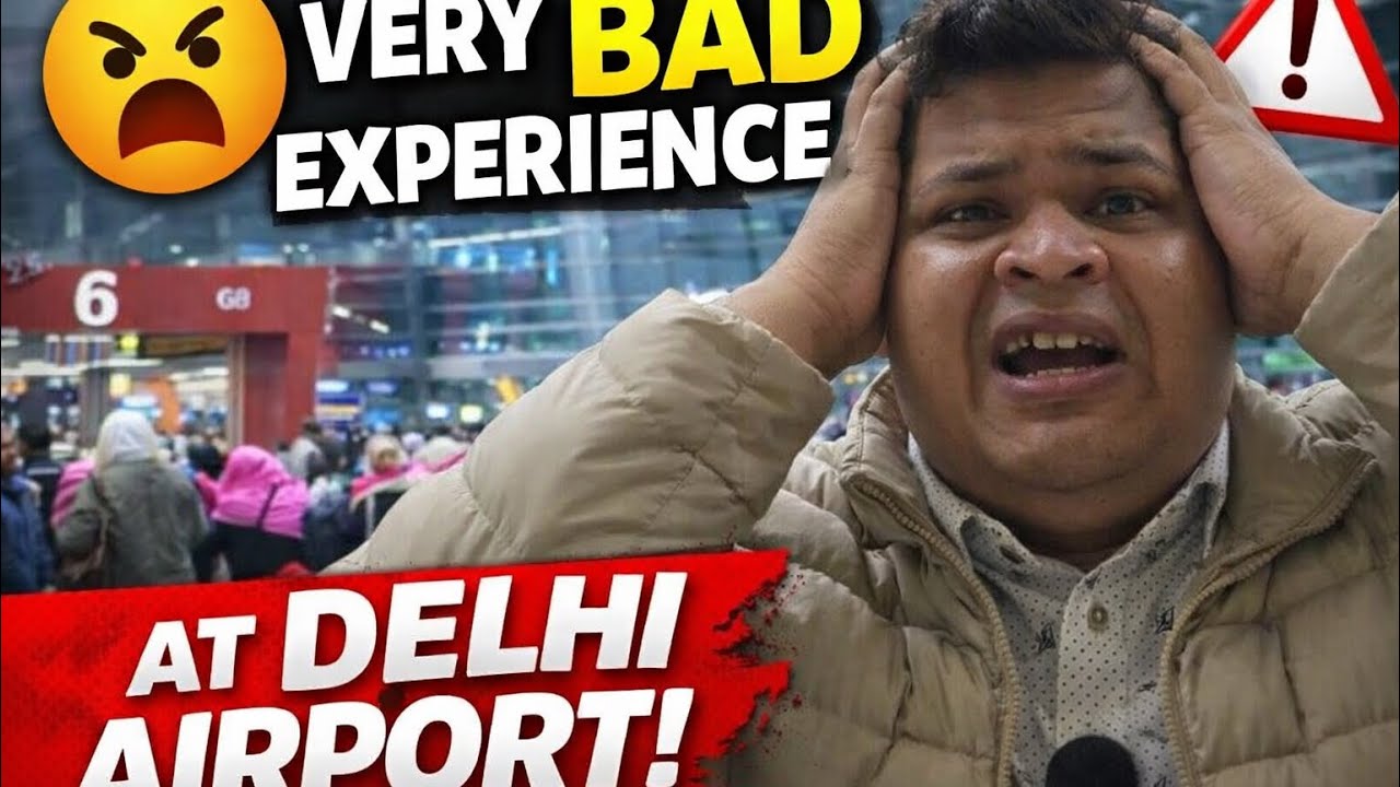 My First bad experience at delhi airport from airline check in staff and immigration 