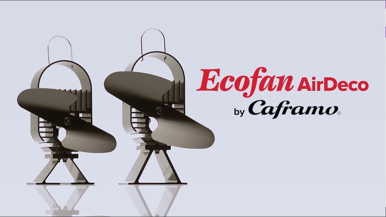 Introducing the Ecofan AirDeco I and II: Premium Performing Wood Stove Fans from Caframo