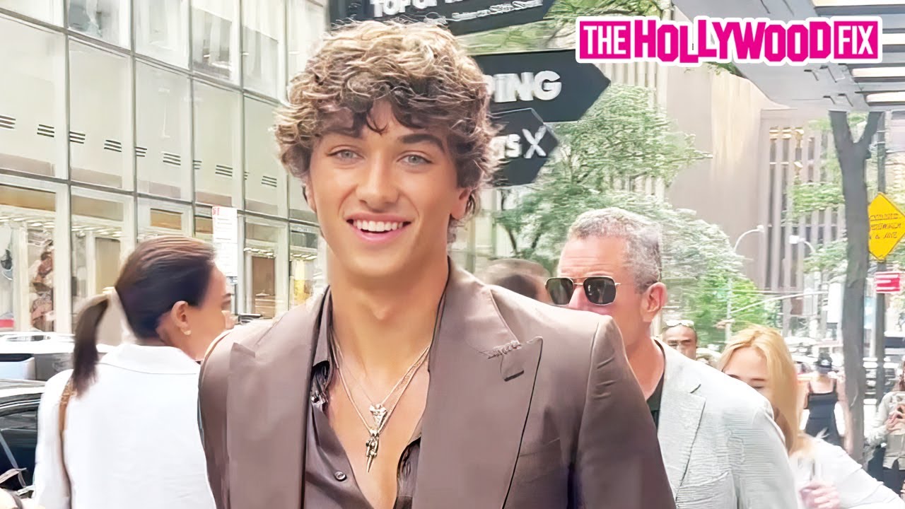 Gavin Casalegno Exits 'The Tonight Show Starring Jimmy Fallon' In New York, NY
