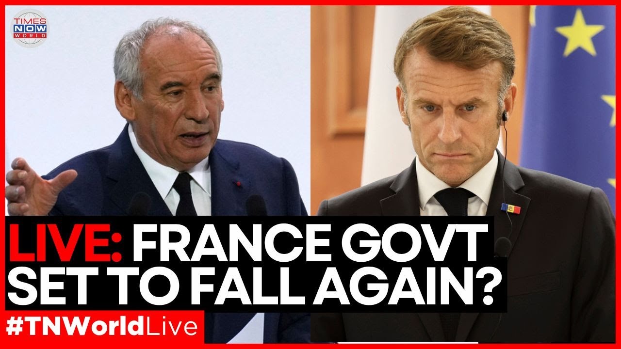 LIVE: French PM Fran&ccedil;ois Bayrou's Government Faces Collapse, Macron Faces Public Outrage!