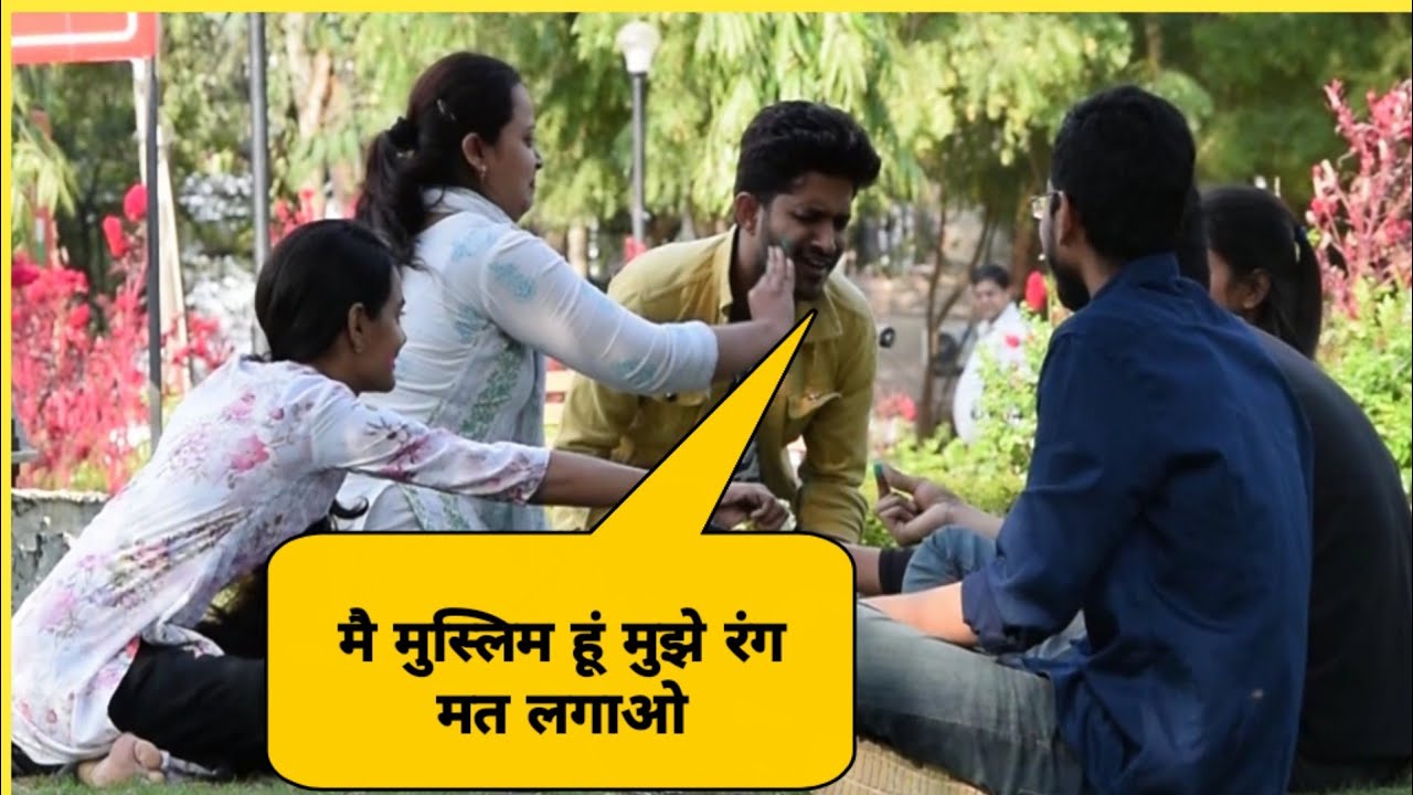 Holi Prank on cute girls gone social and emotional | Tukka